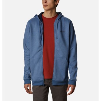 Columbia Hoodie Heren, Hart Mountain Full Zip Big Blauw Grijs, 87XPLGARV